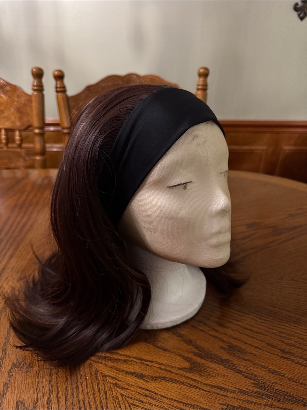 New Reddish Brown Wide Stretch Headband for Women